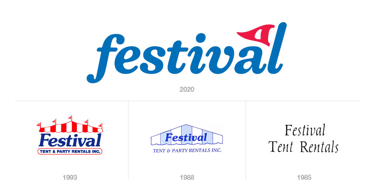 The evolution of Festival Logo